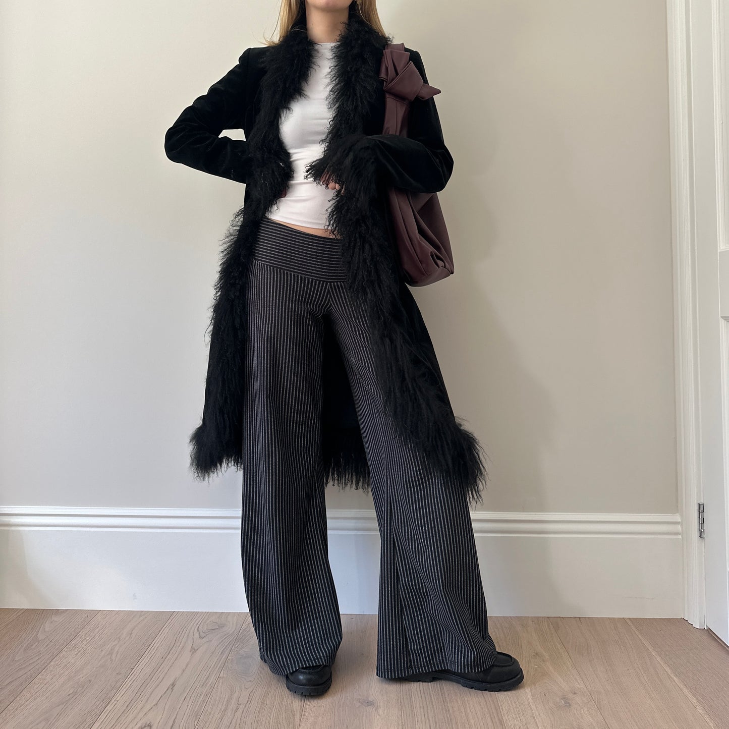 Vintage Mongolian afghan coat
