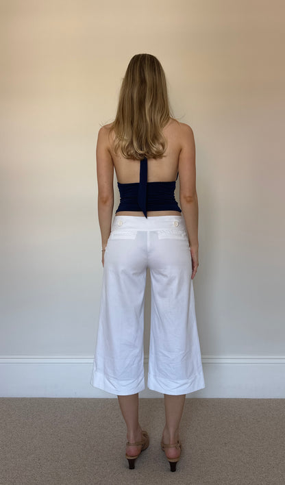 Vintage white Capri trousers
