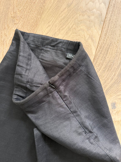 SALE vintage black linen trousers