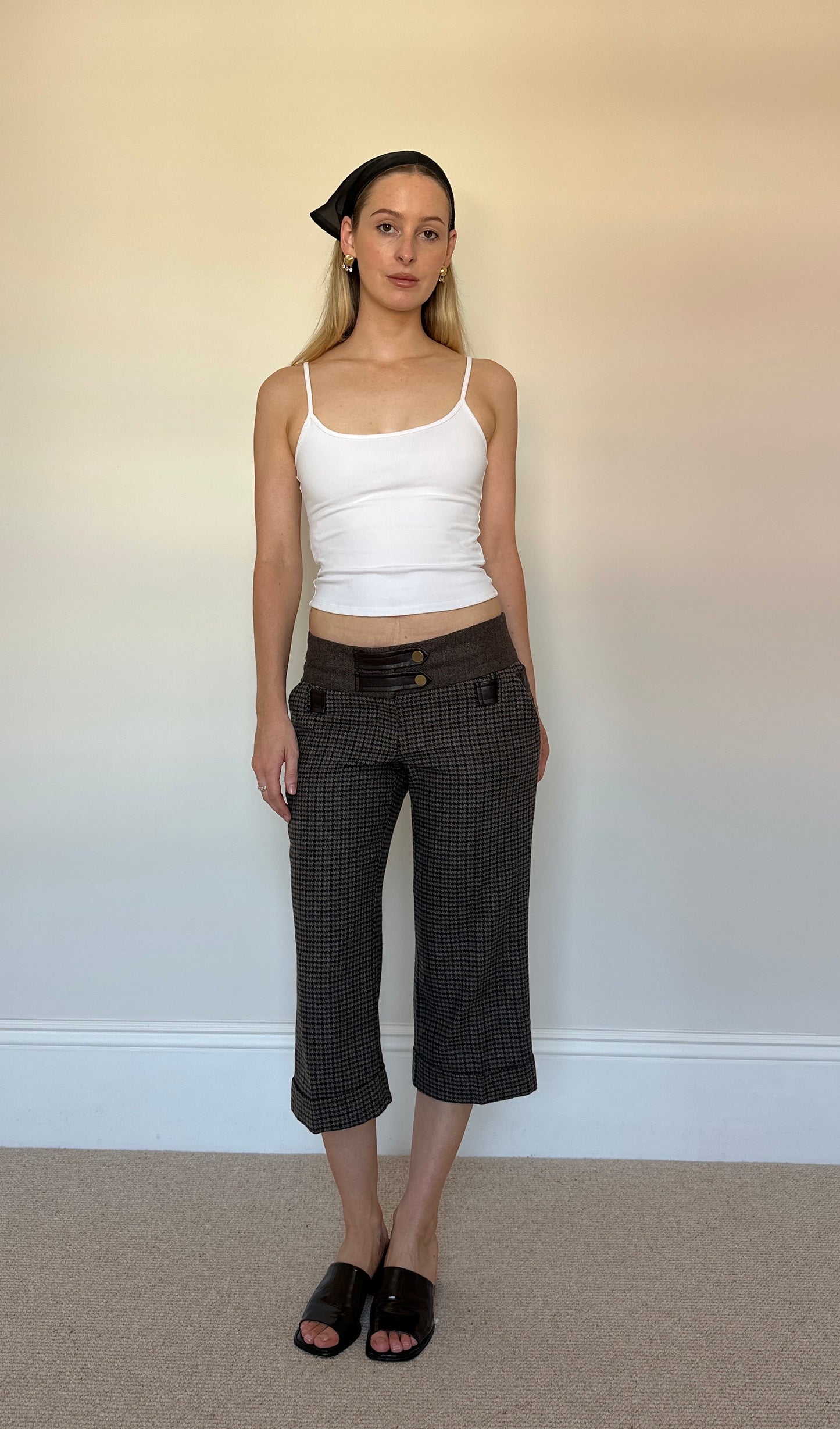 Vintage Tweed Capris