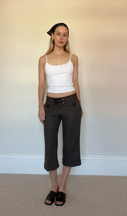 Vintage Tweed Capris