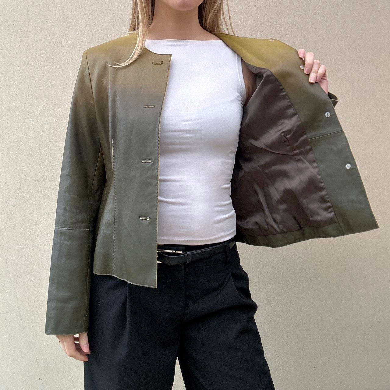 Vintage Green ombré jacket