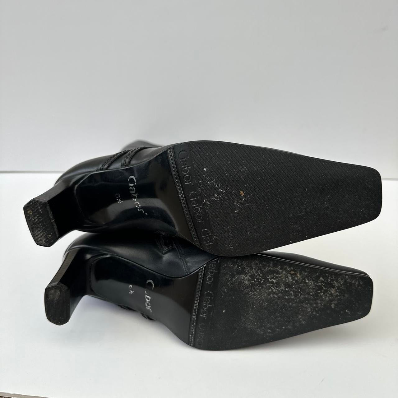 Vintage Black leather boots