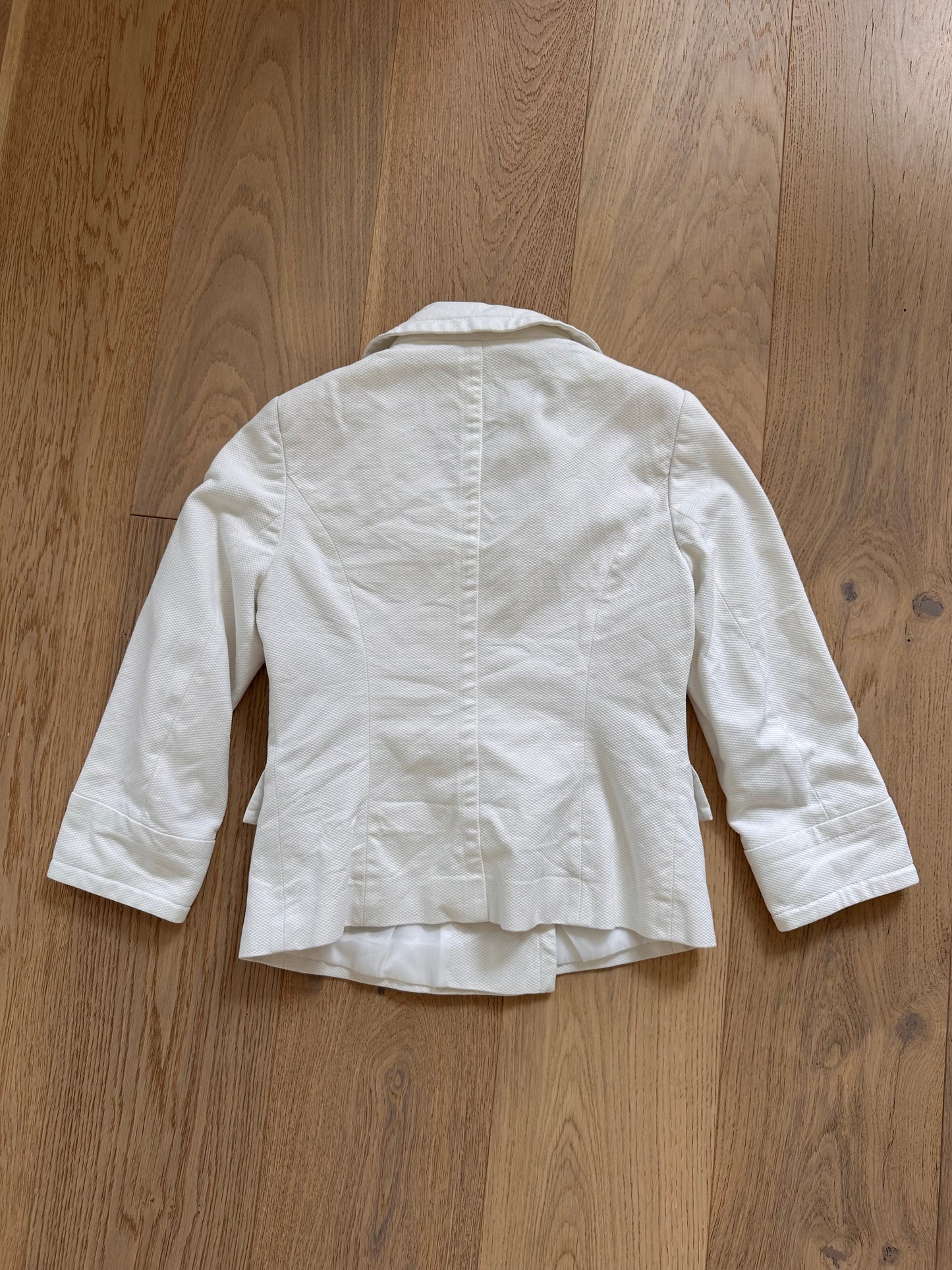 SALE vintage white pea coat