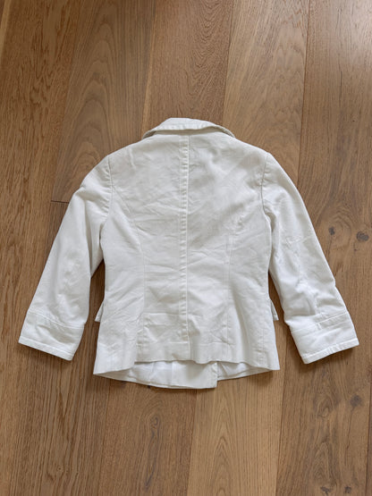 SALE vintage white pea coat