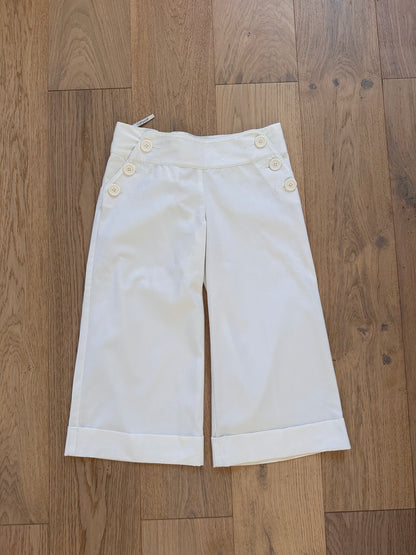 Vintage white Capri trousers