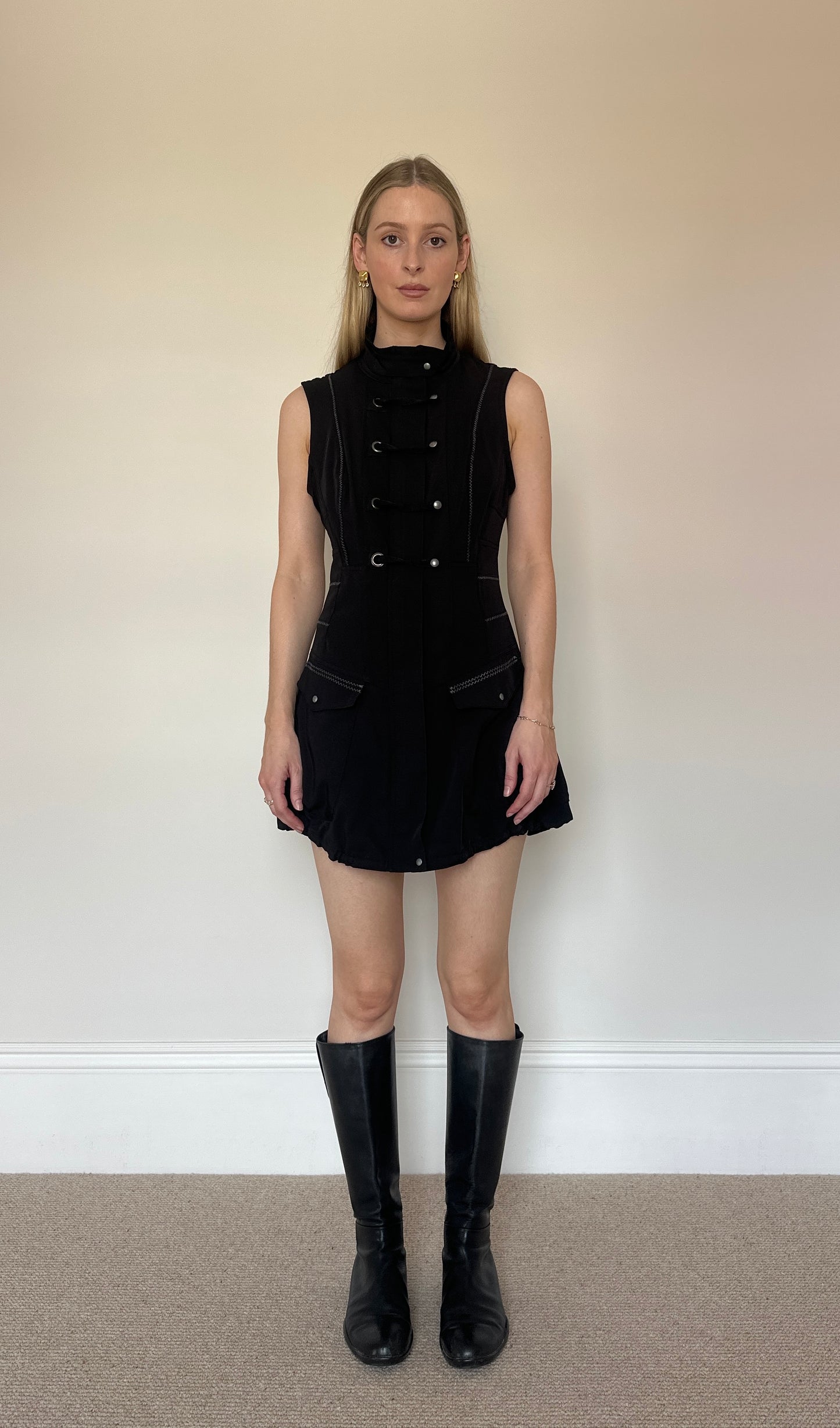 Vintage black designer dress