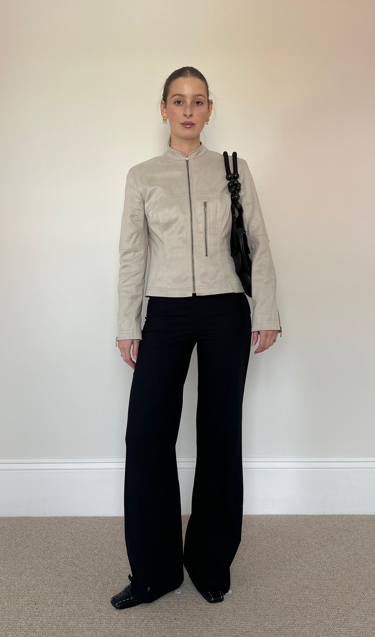 Vintage faux suede jacket