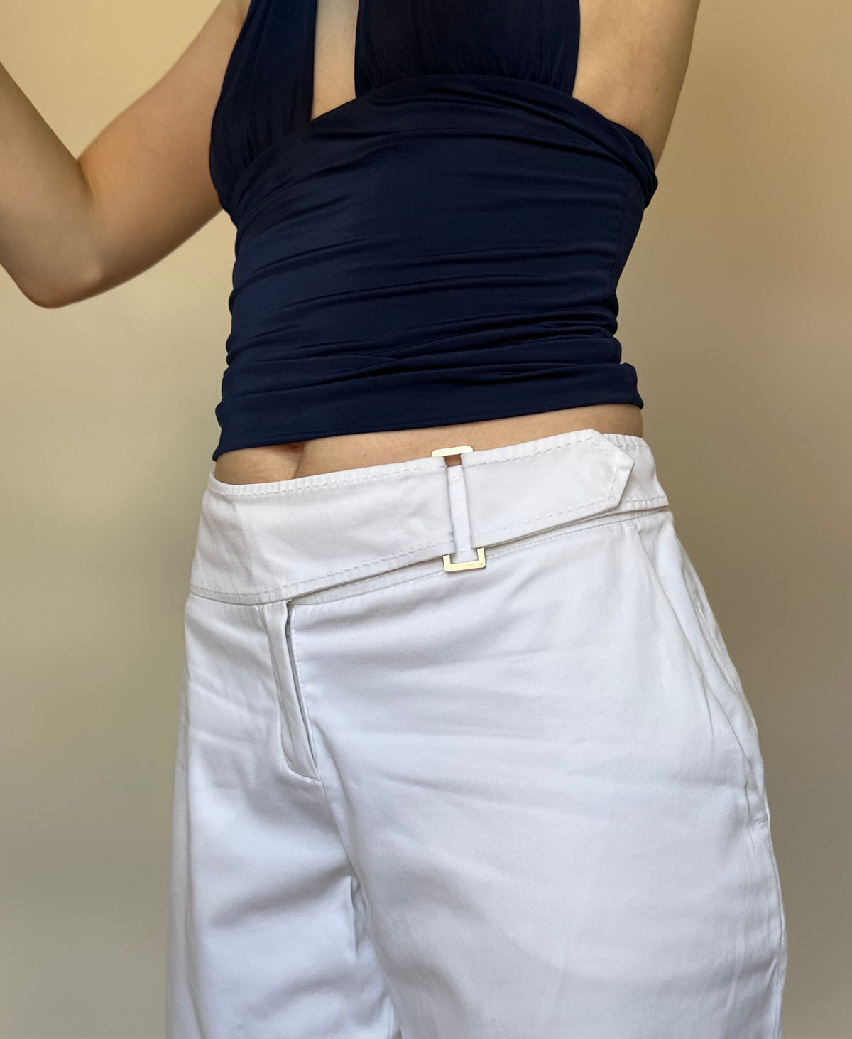 Vintage white capris
