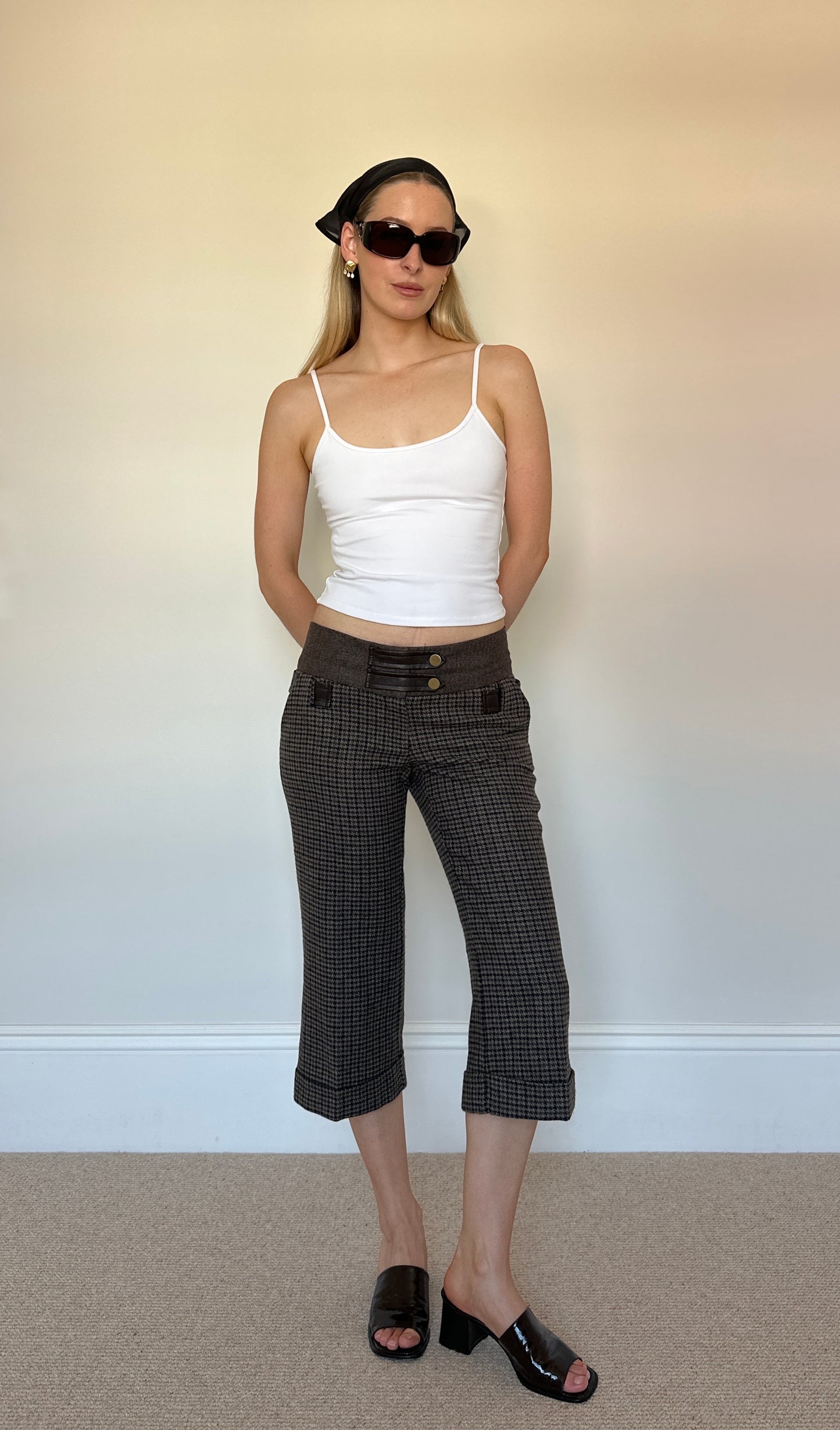 Vintage Tweed Capris