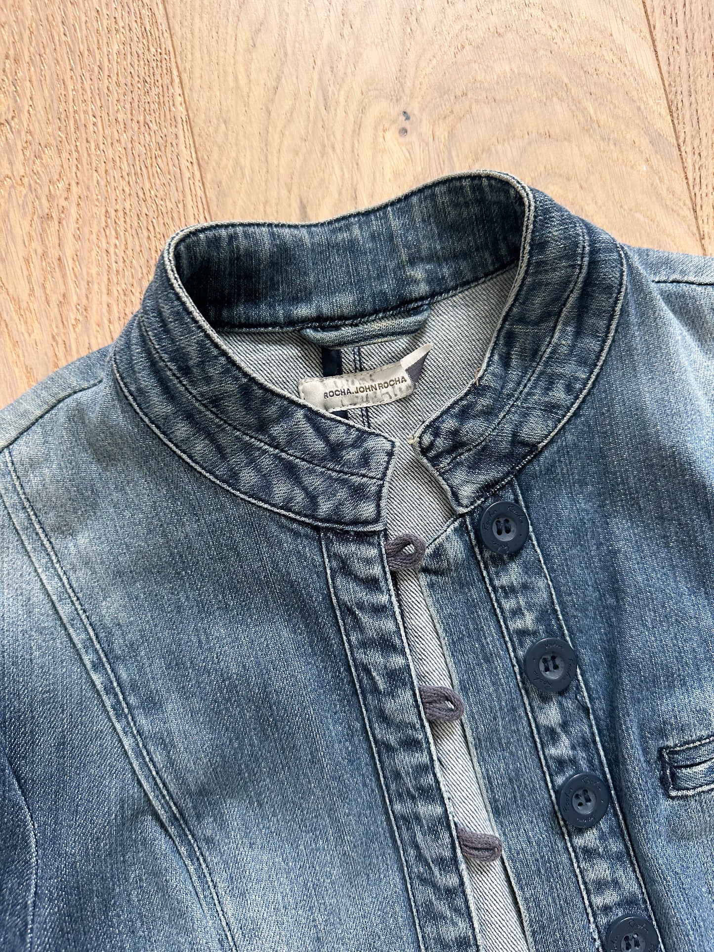 SALE Vintage denim button jacket