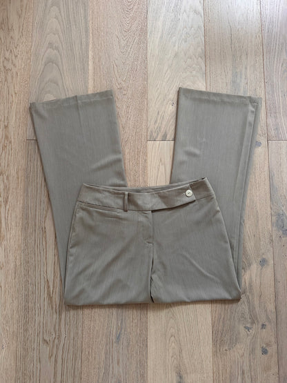 SALE taupe suit trousers