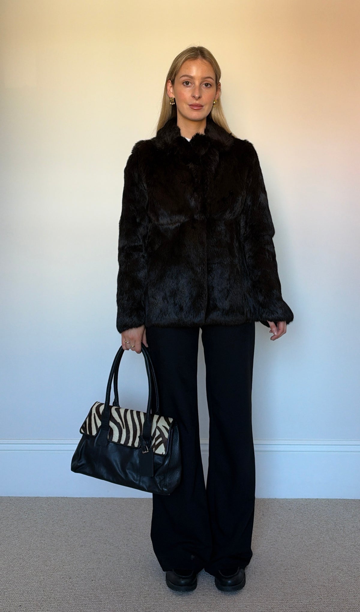 Vintage real fur jacket