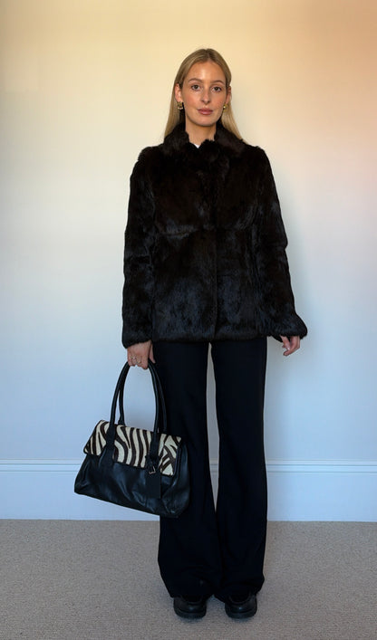 Vintage real fur jacket