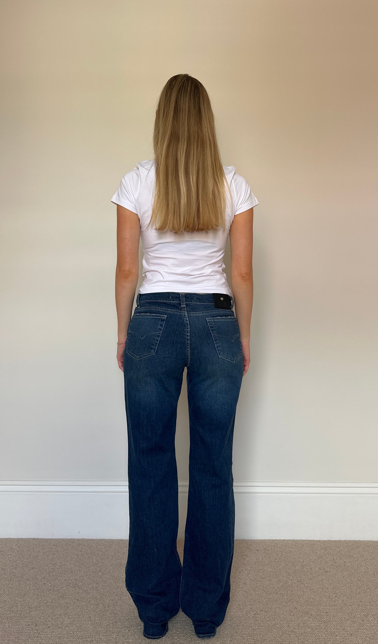 Vintage Versace low waisted jeans