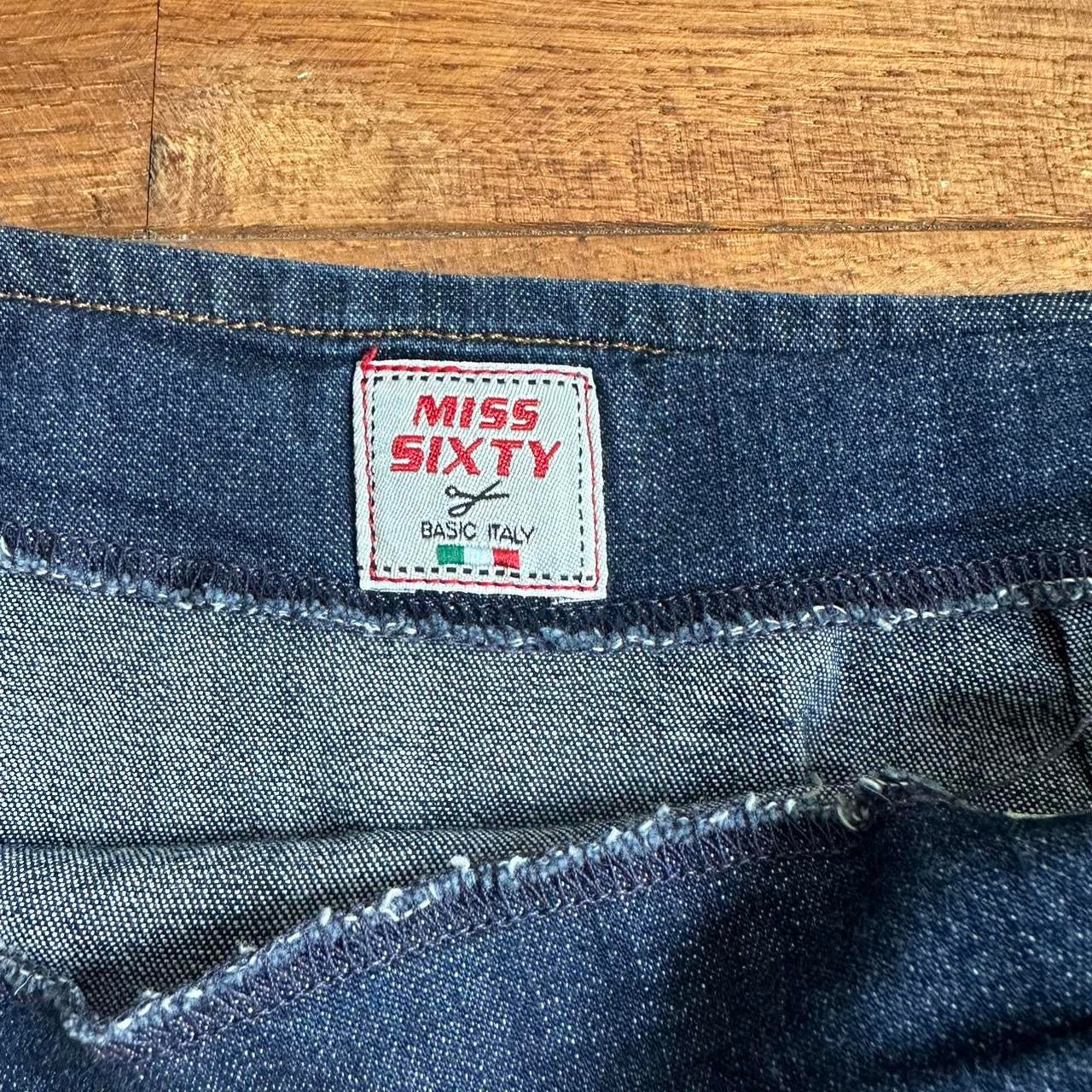 Vintage miss sixty denim mini skirt