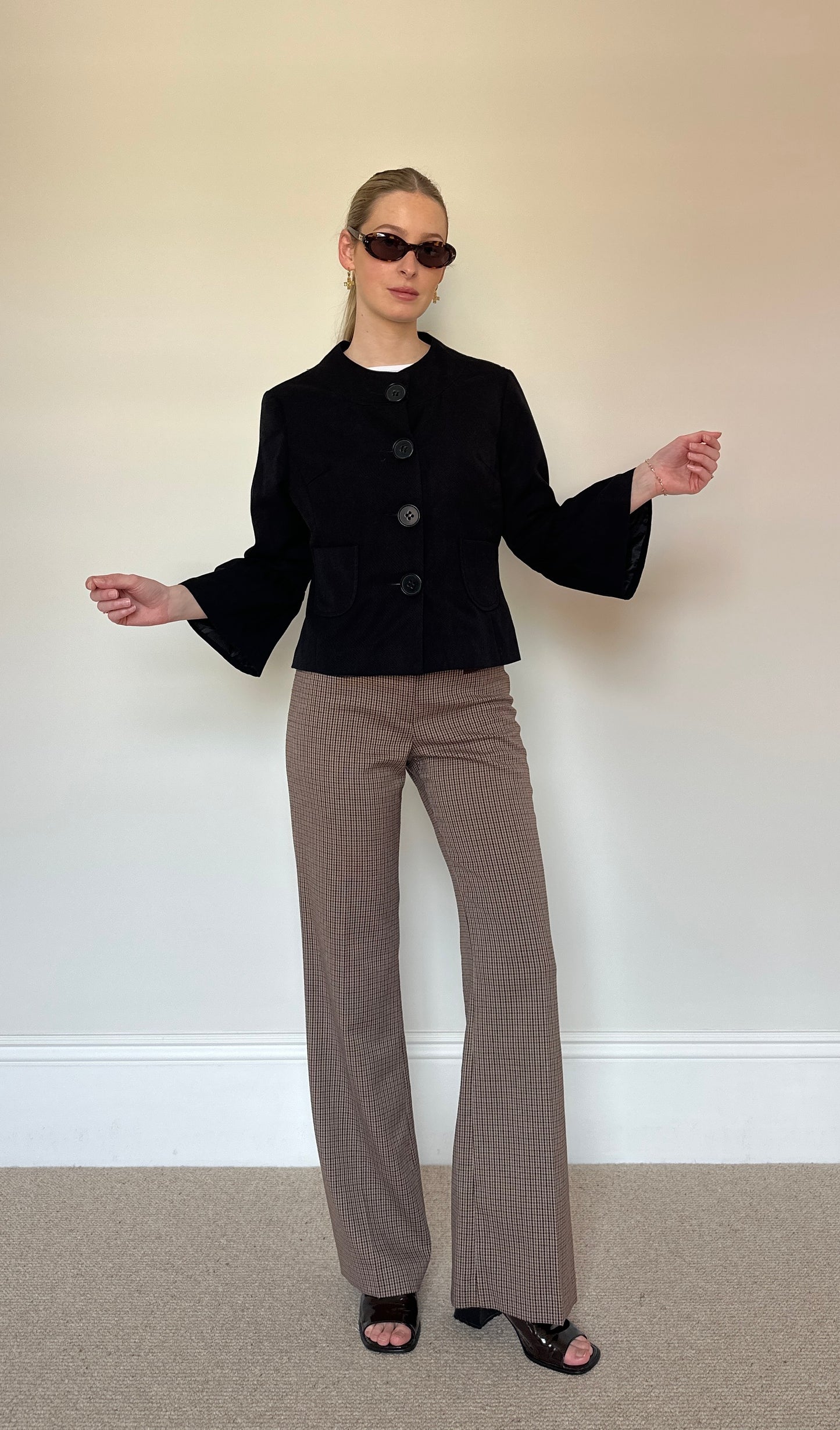 Vintage black pea coat