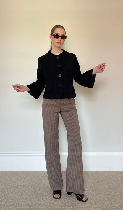 Vintage black pea coat