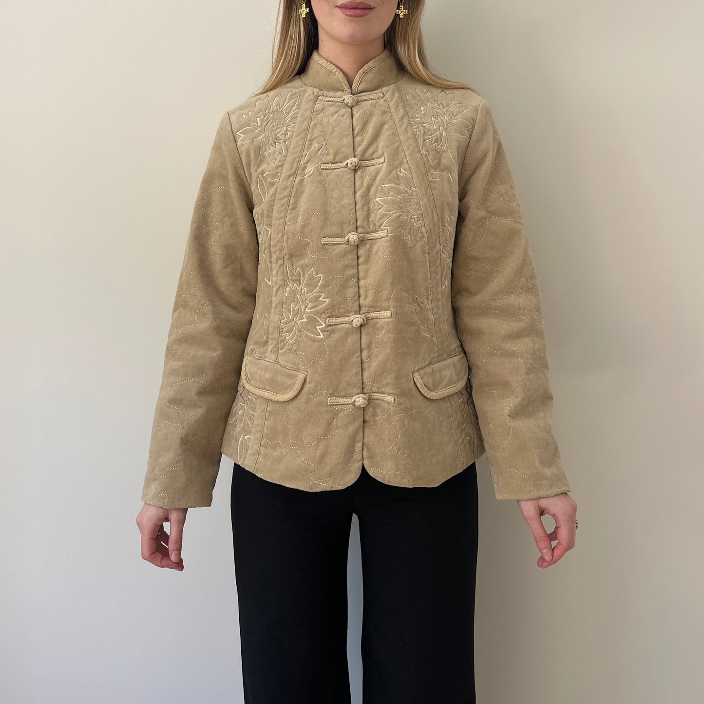 Vintage frog clasp jacket