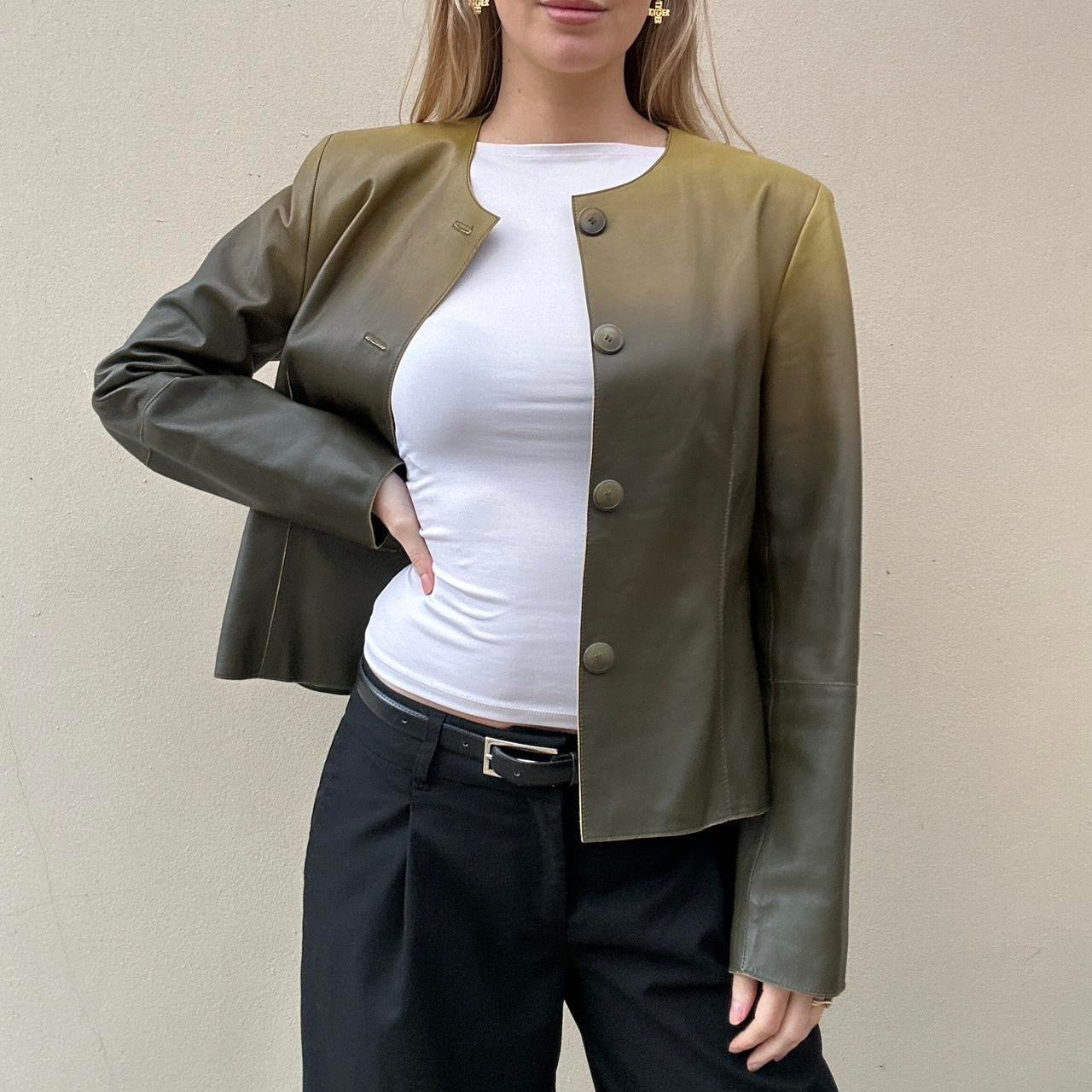 Vintage Green ombré jacket
