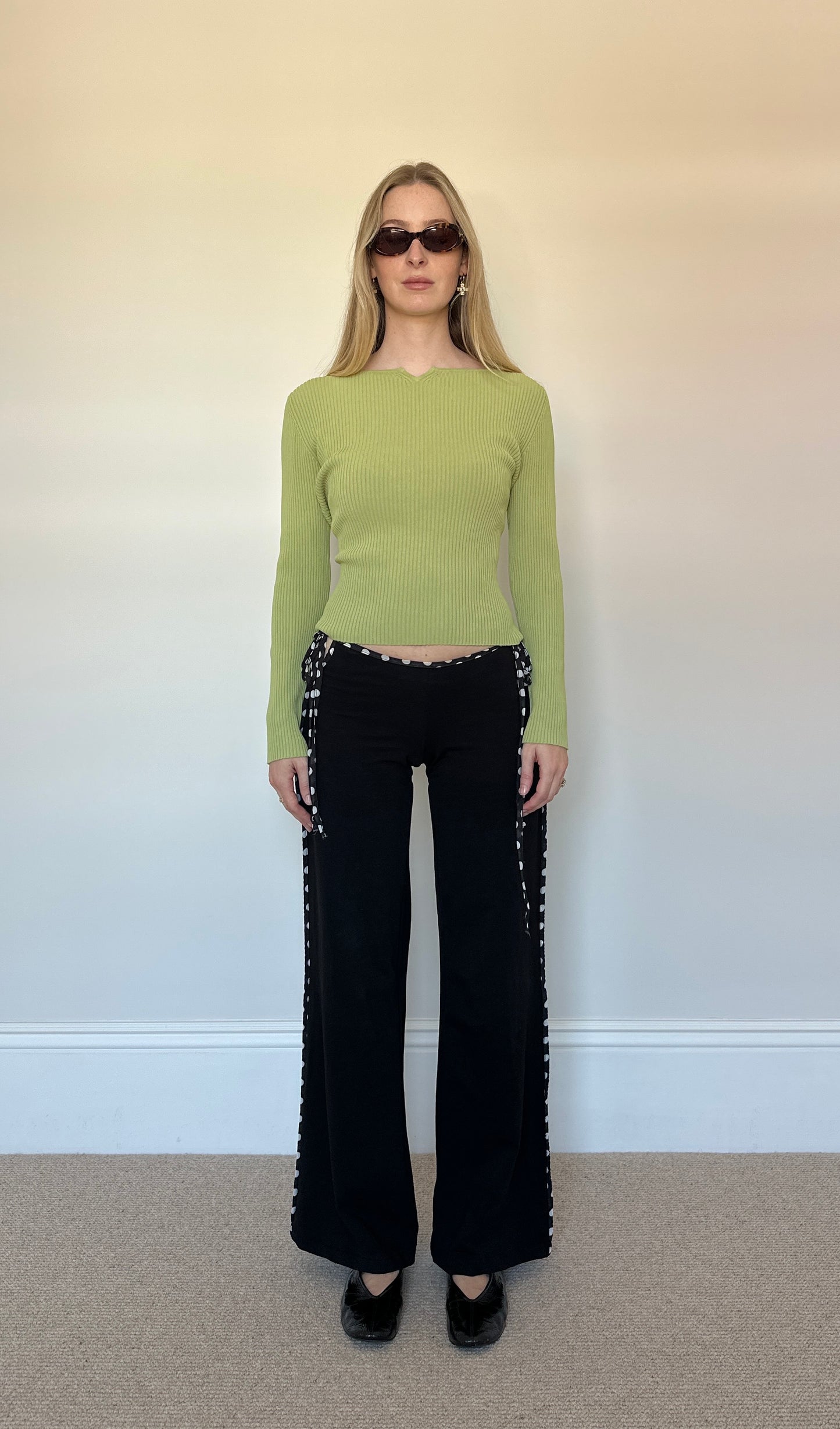 Lime Green Knit Jumper