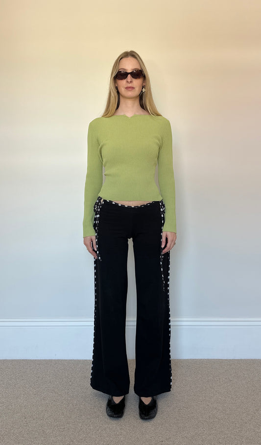 Lime Green Knit Jumper