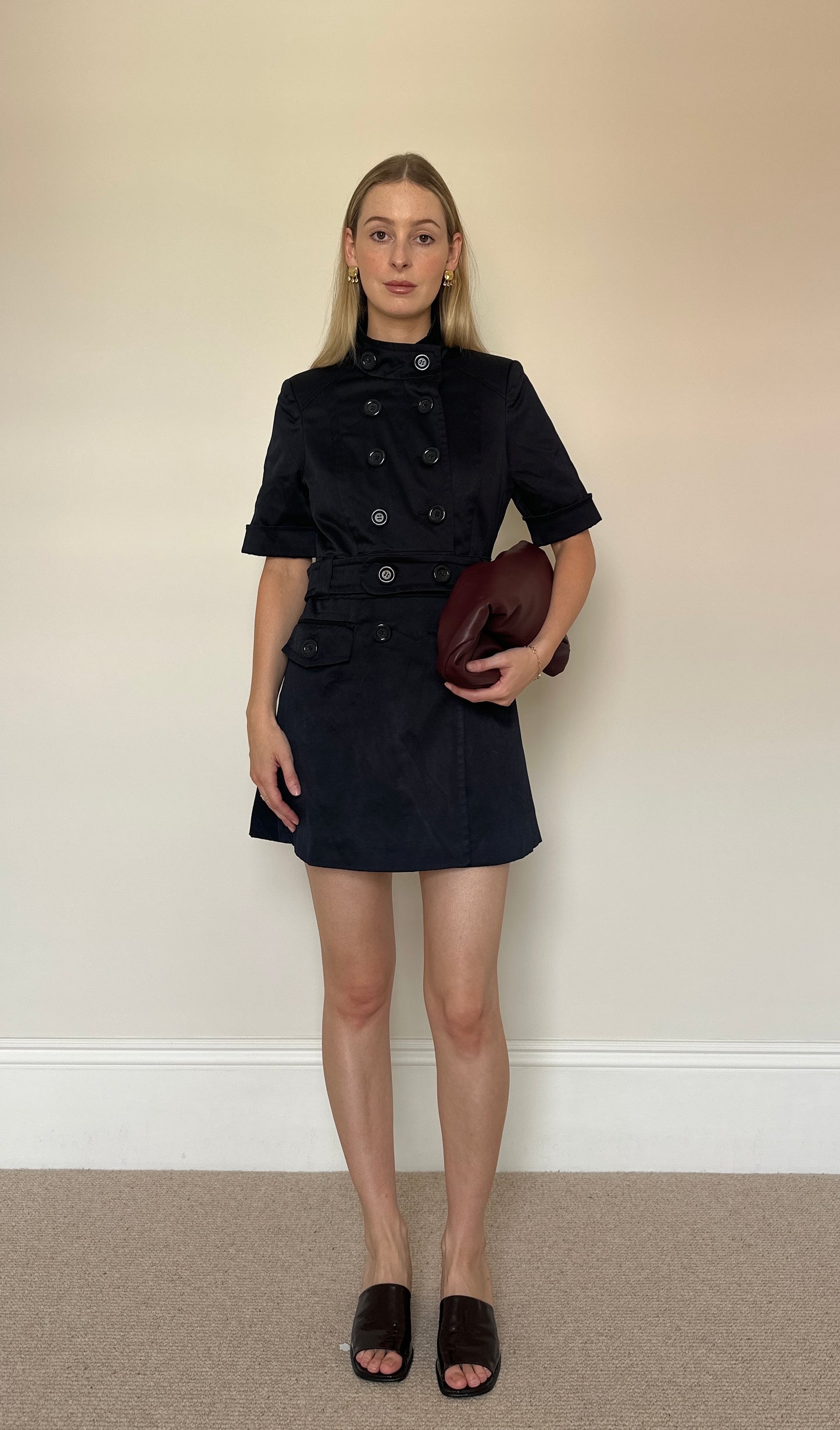 Vintage pea coat dress/jacket