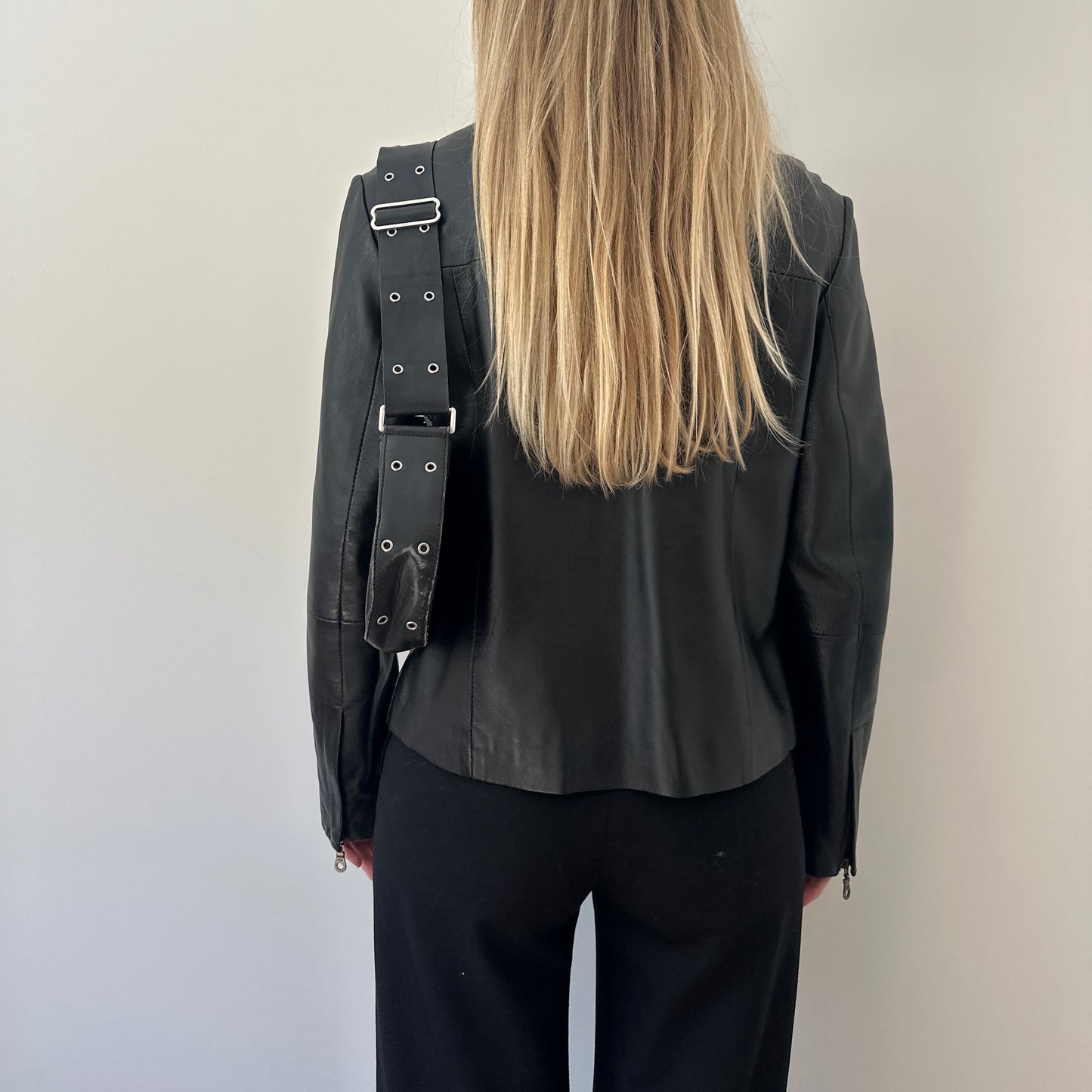 Vintage Black leather jacket