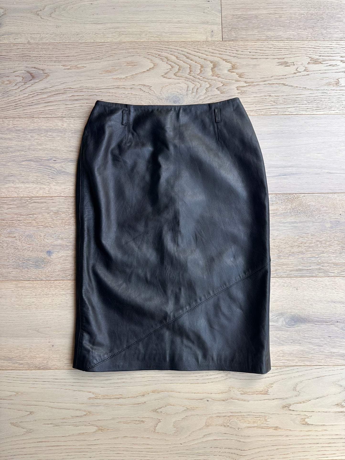 SALE Karen millen real leather skirt