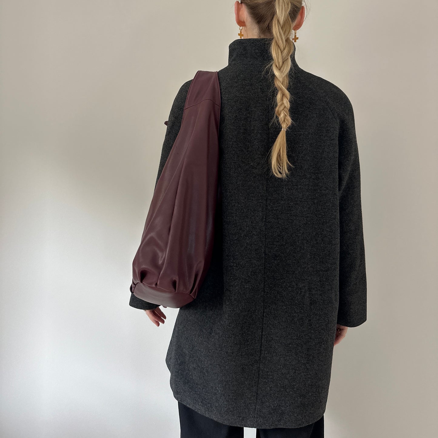 Vintage charcoal coat