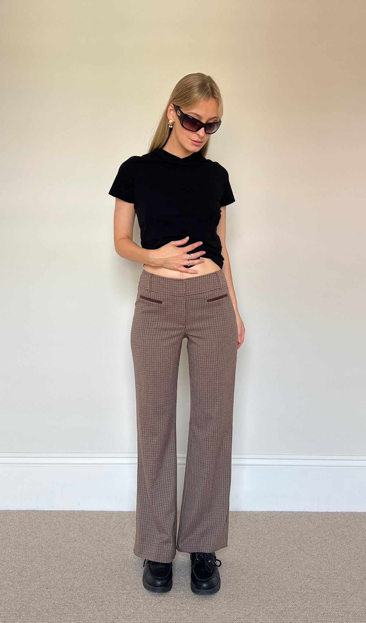 Vintage Dogtooth Trousers