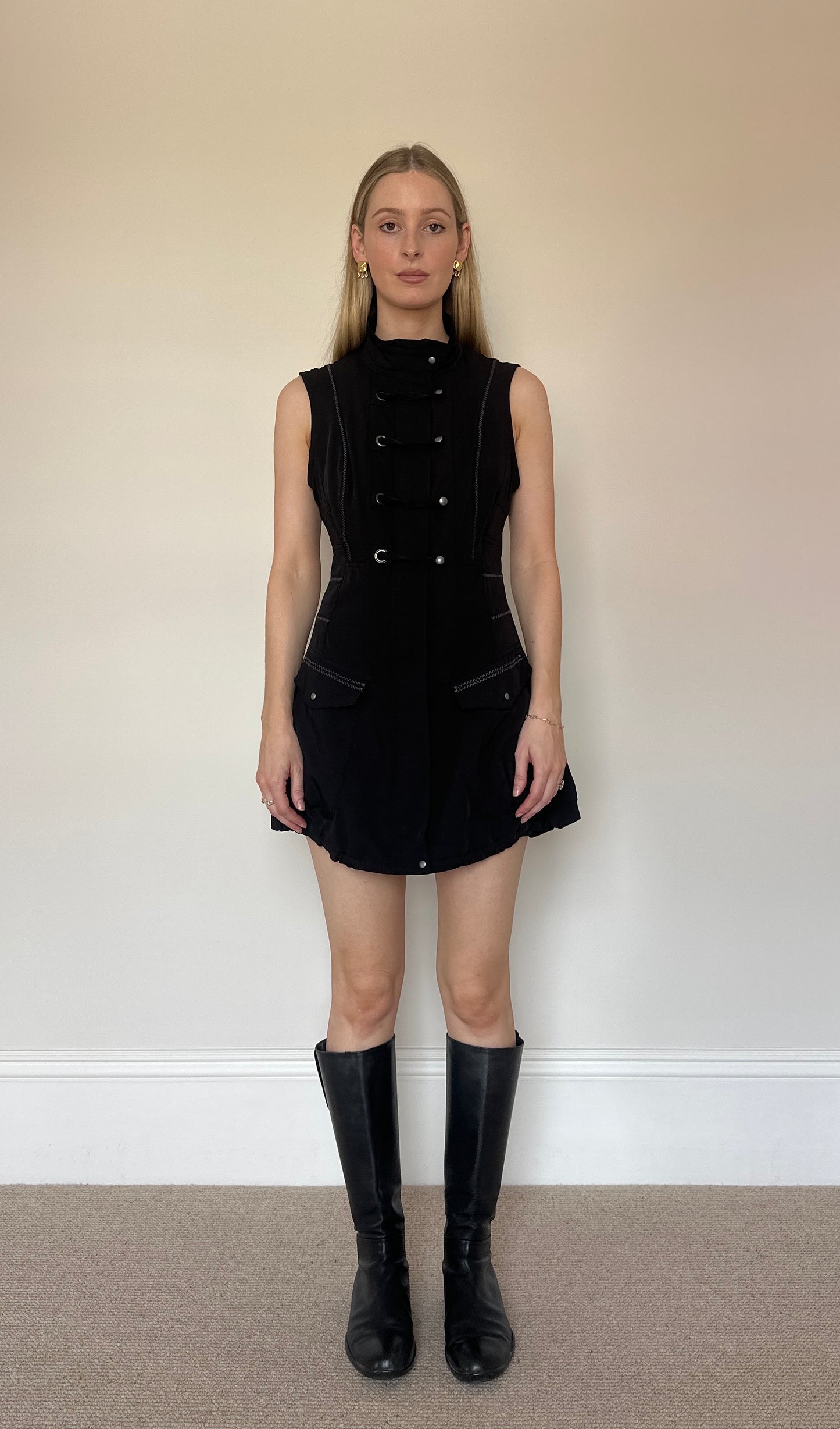 Vintage black designer dress