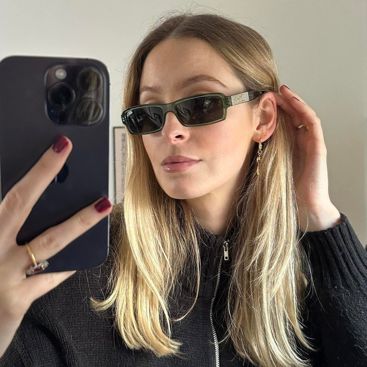 Vintage Dior green sunglasses