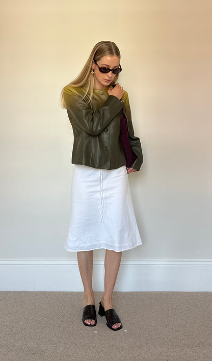 Vintage ombré green jacket