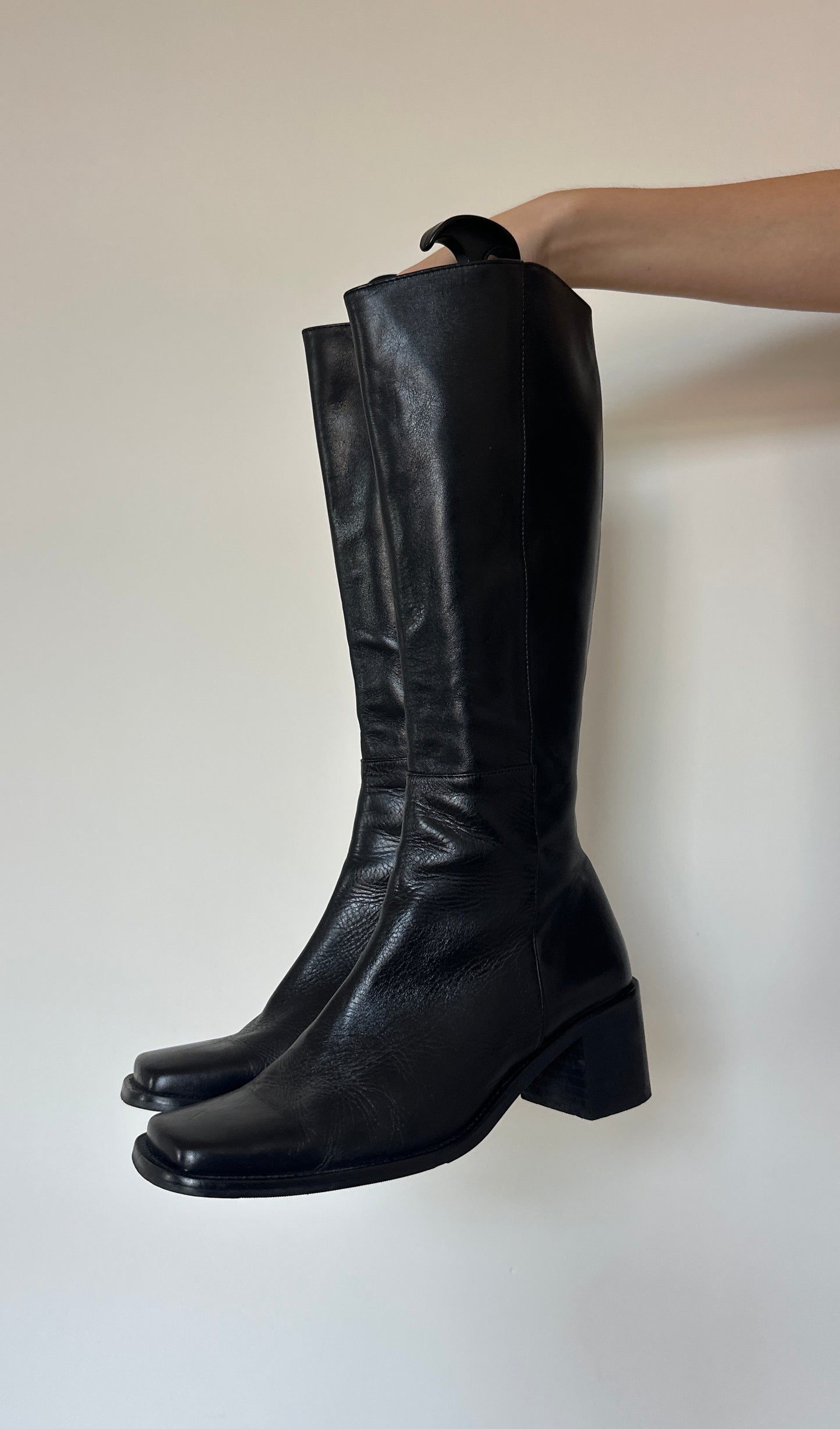 Vintage leather boots