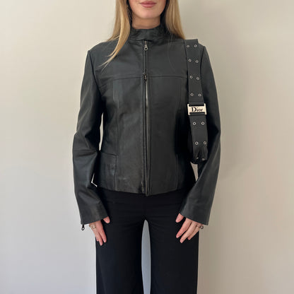 Vintage Black leather jacket