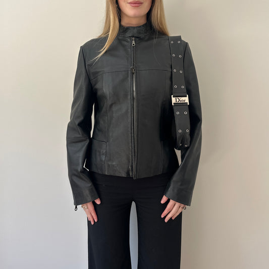 Vintage Black leather jacket