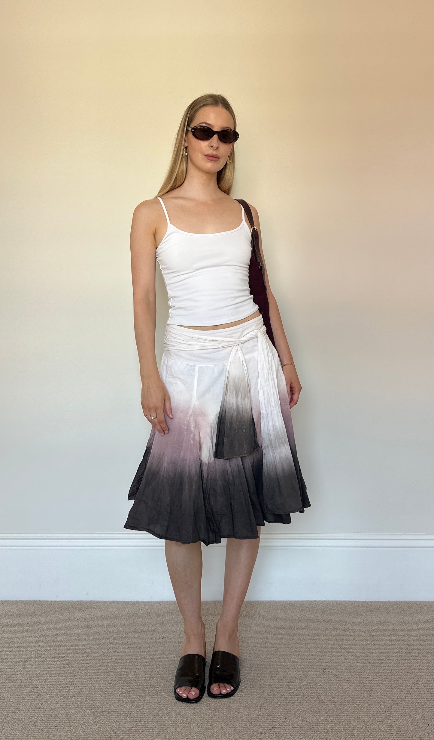 Vintage tie dye skirt