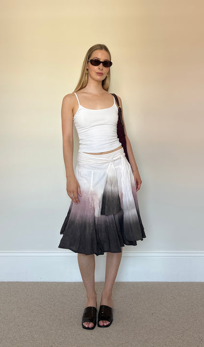 Vintage tie dye skirt