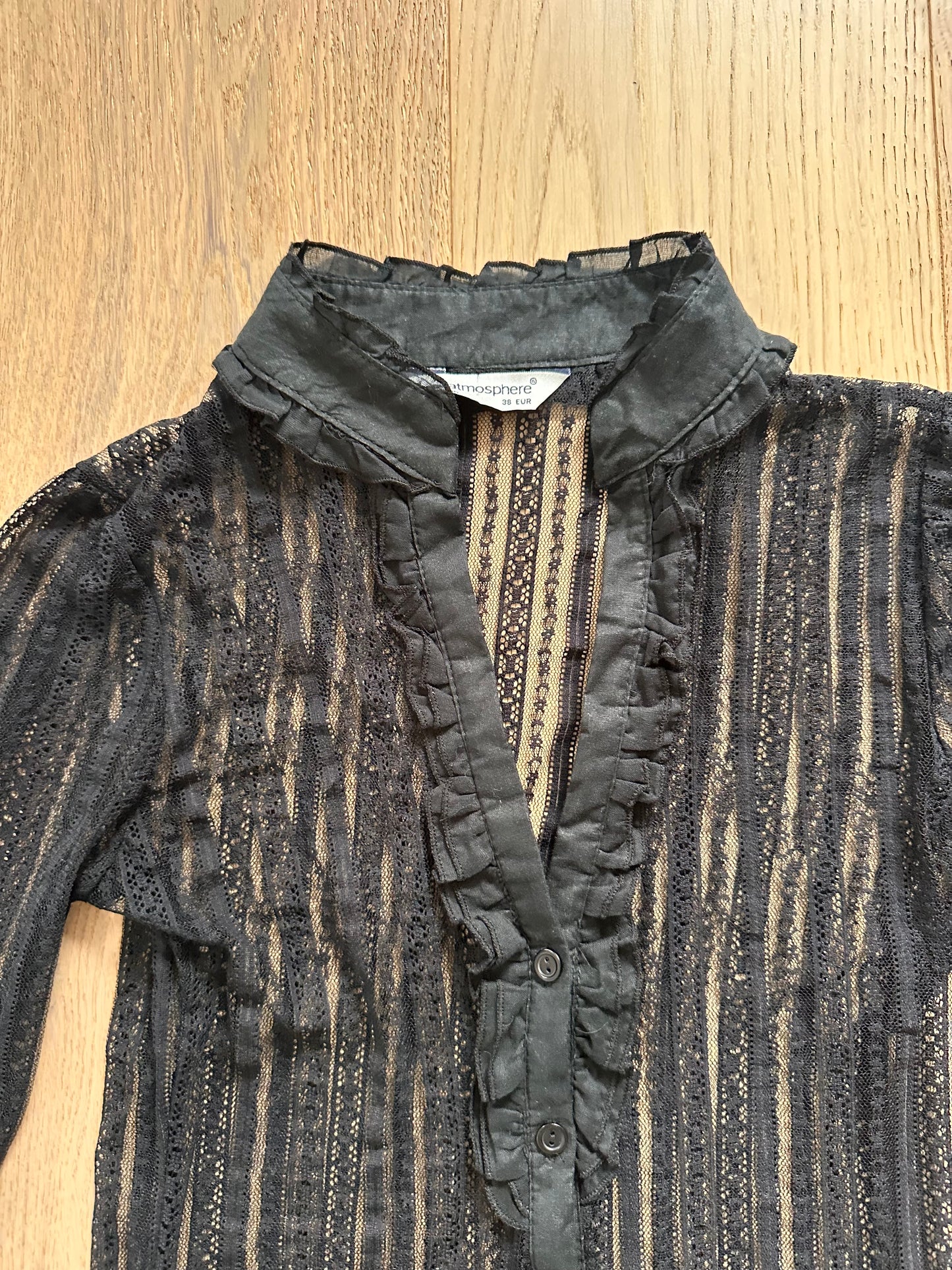 SALE vintage black lace top