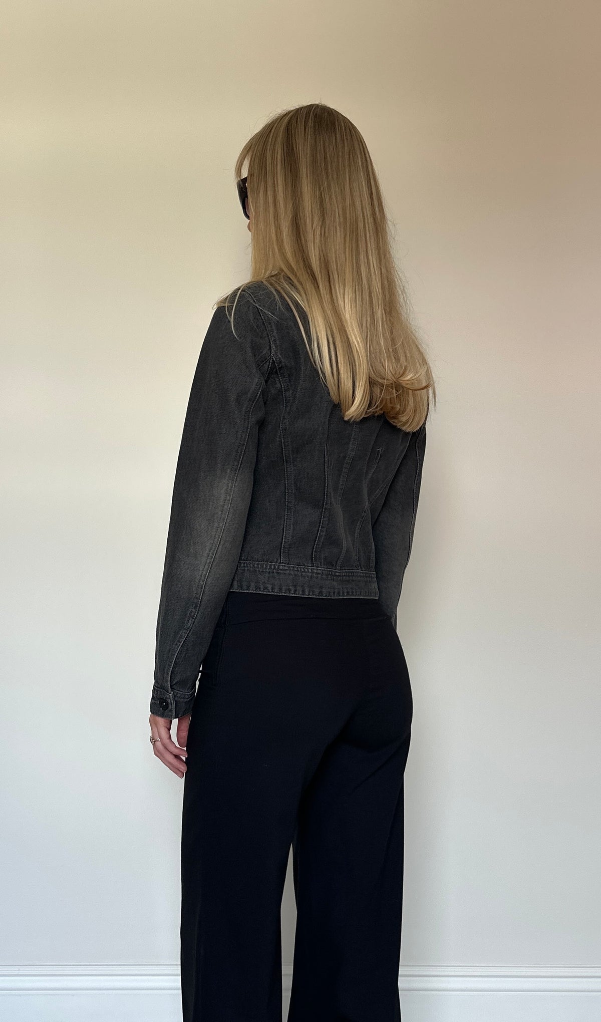 Vintage Asymmetrical Denim Jacket