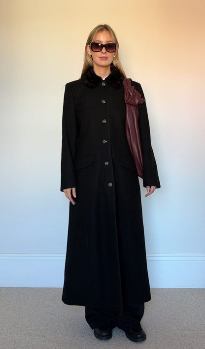 Vintage Wool full length coat