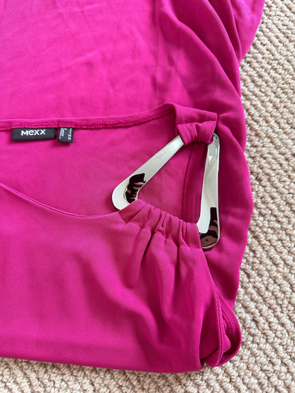 Vintage pink top with silver hardware