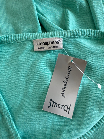 Turquoise v neck jumper