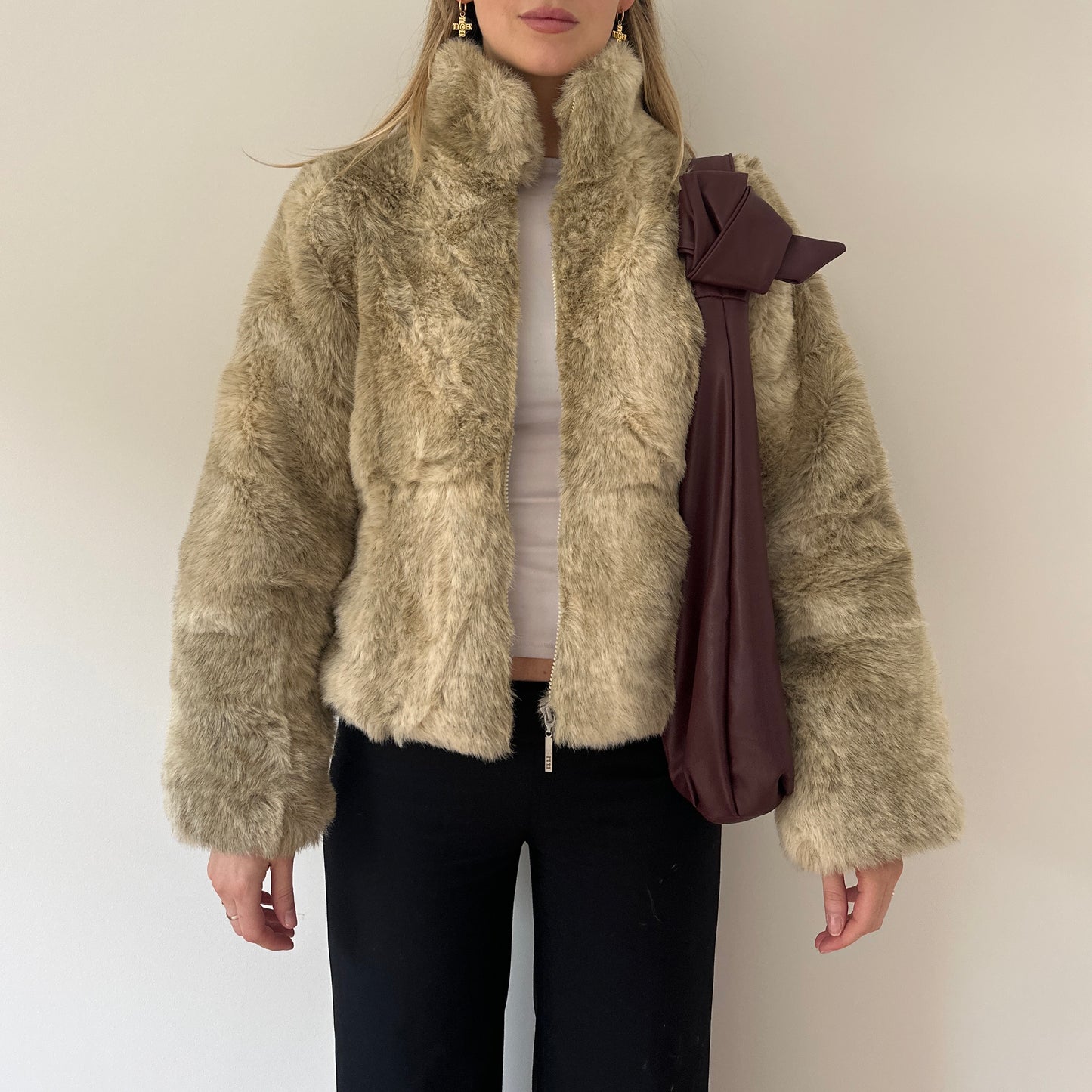 Vintage faux fur coat