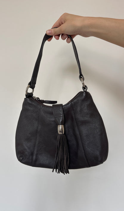 Vintage brown Tassle leather bag