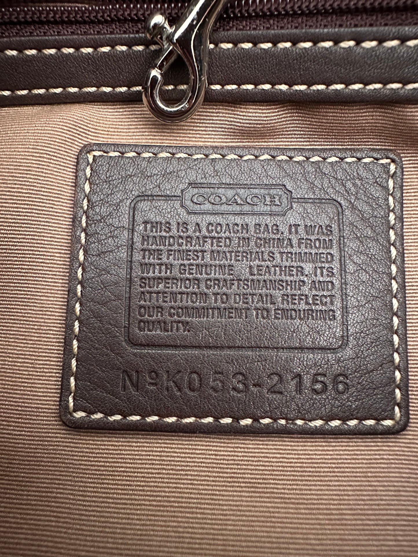 Vintage coach shoulder bag