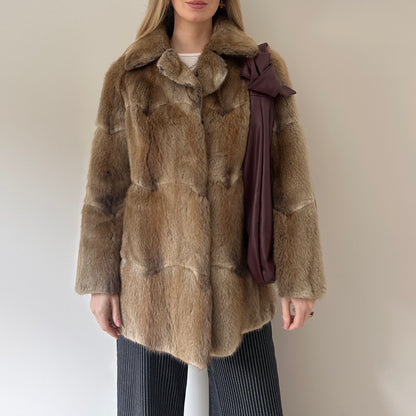Vintage real fur coat