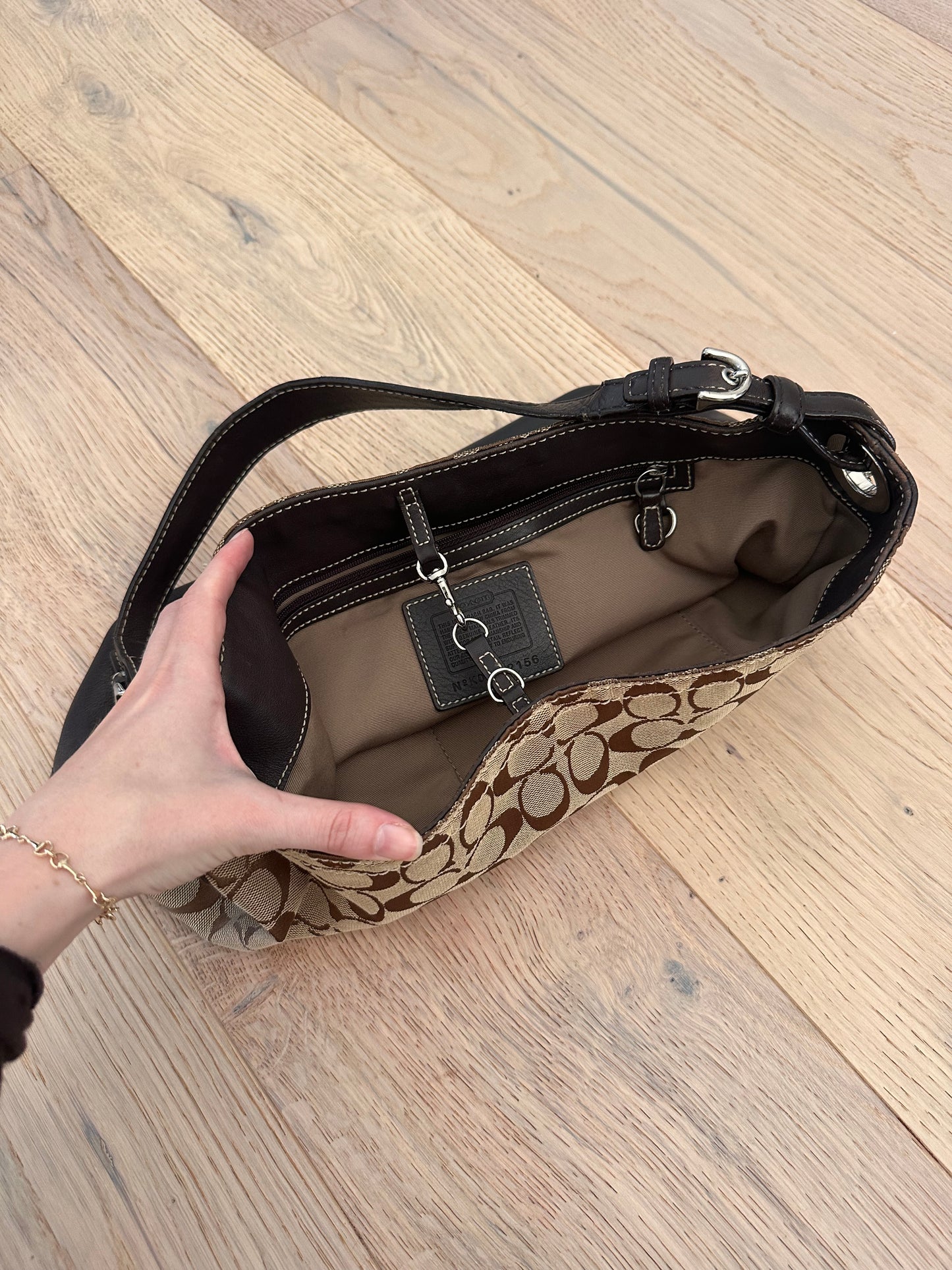 Vintage coach shoulder bag