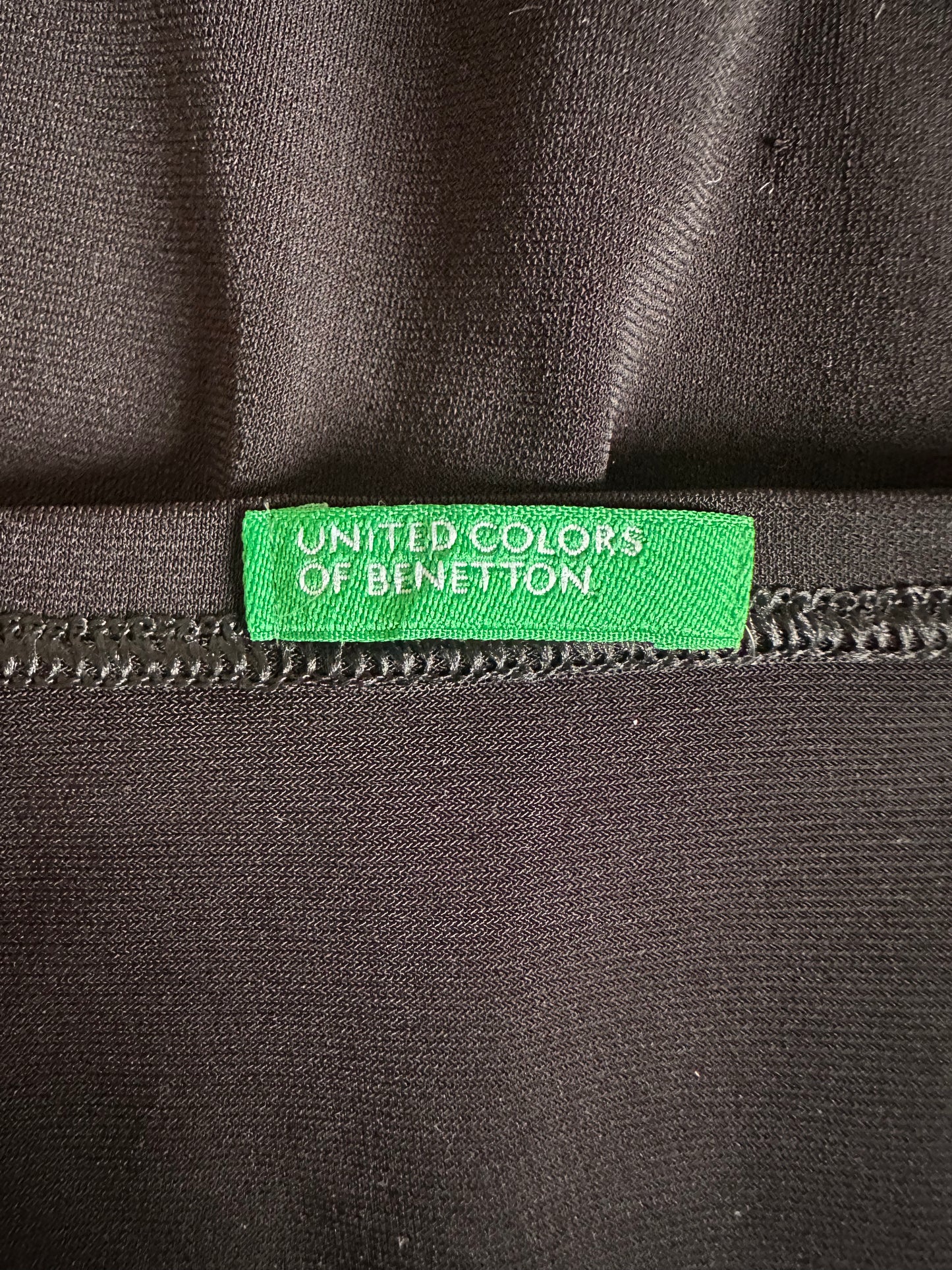 Vintage 00s Black Drape Top
